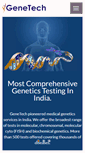 Mobile Screenshot of genetech.co.in